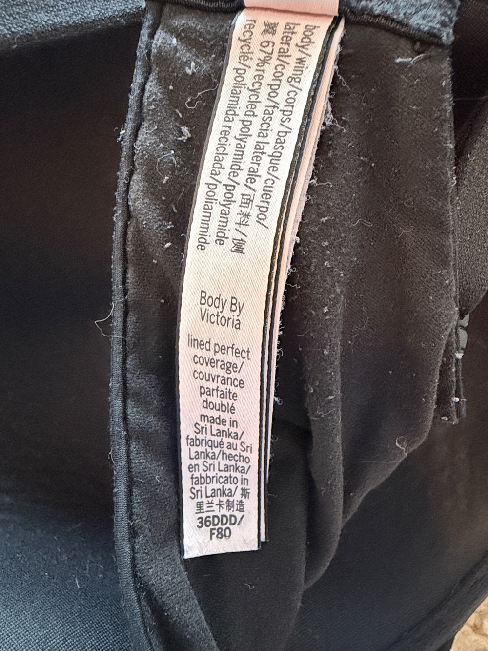 Victorias Secret Body by Victoria lightly lined perfect coverage 36 DDD - Picture 3 of 4